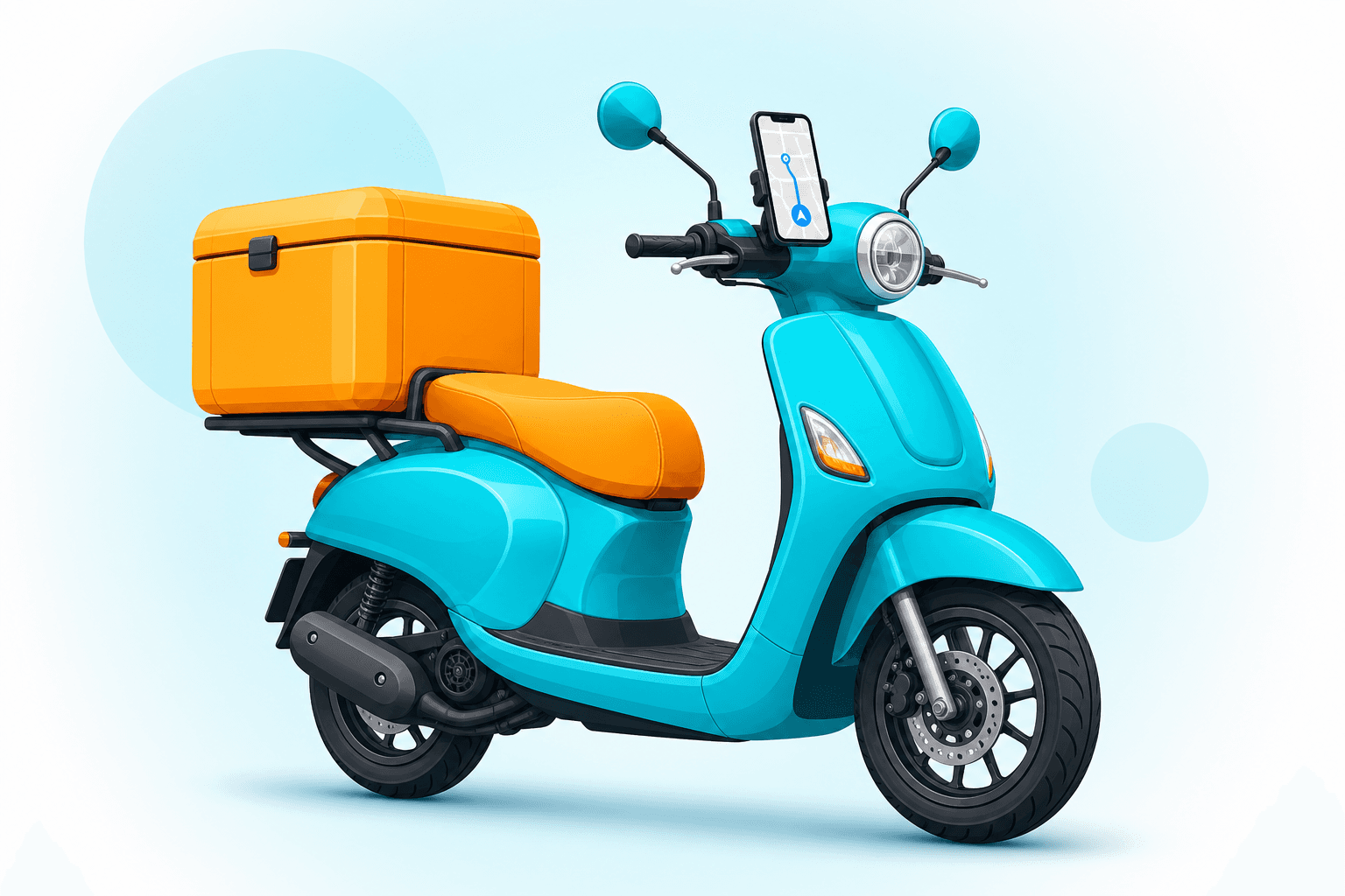 Wynajem skuterów w Krakowie dla kurierów Uber Eats, Glovo i Bolt Food